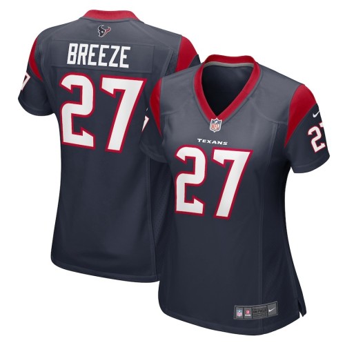 Women's Houston Texans Brady Breeze Navy Team Game Jersey