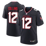 Men's Houston Texans Nico Collins Navy Game Jersey