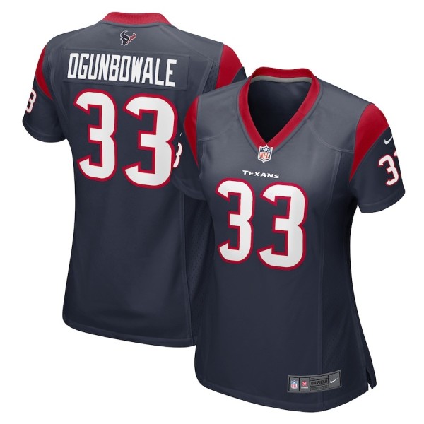 Women's Houston Texans Dare Ogunbowale Navy Game Player Jersey