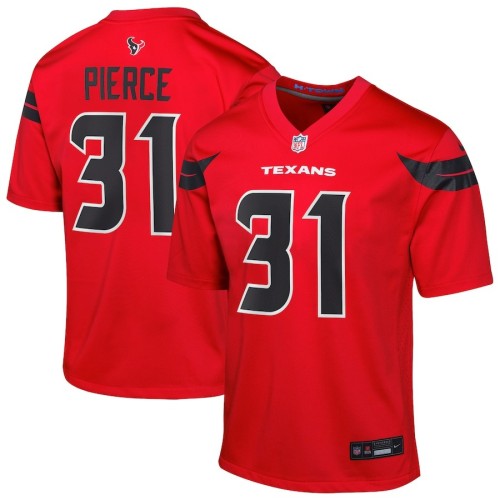 Youth Houston Texans Dameon Pierce Red Alternate Game Jersey