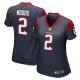 Women's Houston Texans Robert Woods Navy Game Jersey