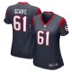 Women's Houston Texans DJ Scaife Jr Navy Team Game Jersey
