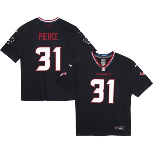 Toddler Houston Texans Dameon Pierce Navy Game Jersey
