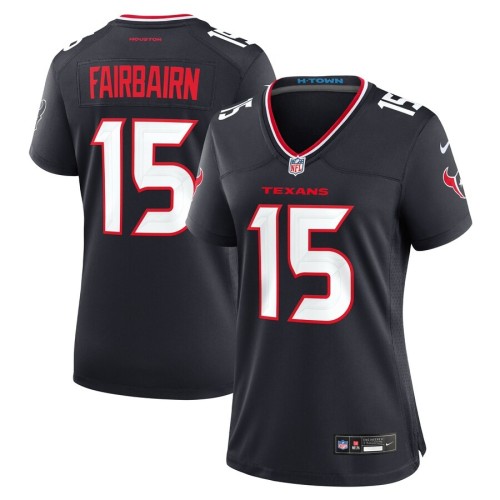 Women's Houston Texans Ka'imi Fairbairn Navy Team Game Jersey