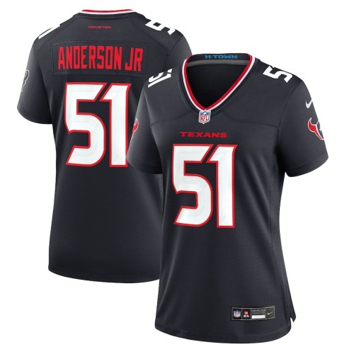 Women's Houston Texans Will Anderson Jr. Navy Game Jersey