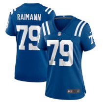 Women's Indianapolis Colts Bernhard Raimann Royal Player Game Jersey