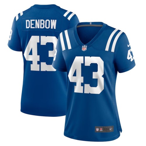 Women's Indianapolis Colts Trevor Denbow Royal Game Player Jersey
