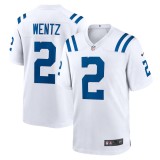 Men's Indianapolis Colts Carson Wentz White Game Jersey