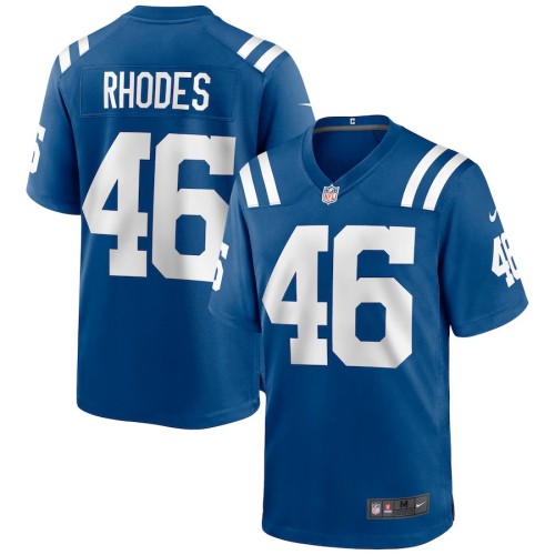 Men's Indianapolis Colts Luke Rhodes Royal Game Jersey