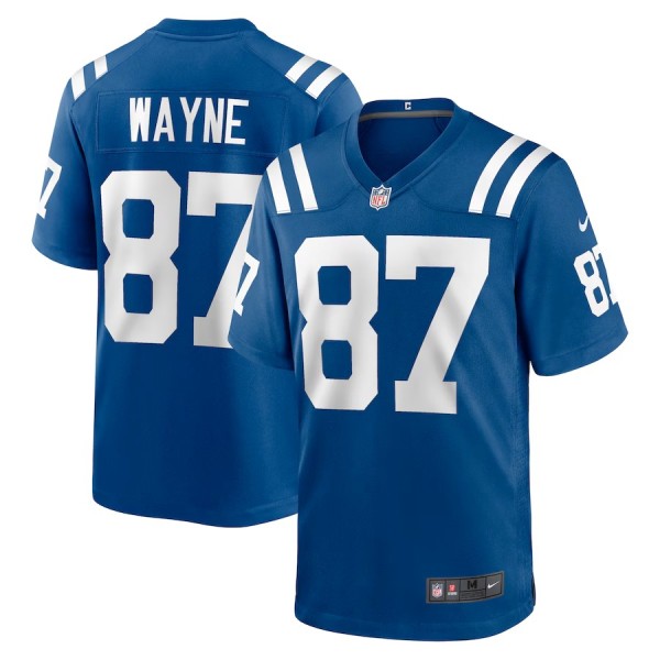 Men's Indianapolis Colts Reggie Wayne Royal Retired Player Game Jersey