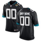 Youth Jacksonville Jaguars Black Custom Team Color Alternate Game Jersey