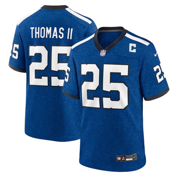 Men's Indianapolis Colts Rodney Thomas II Royal Indiana Nights Alternate Game Jersey