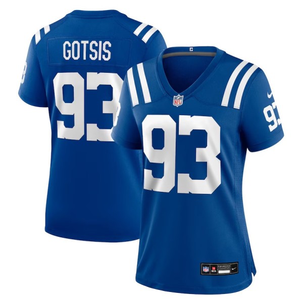 Women's Indianapolis Colts Adam Gotsis Royal Team Game Jersey