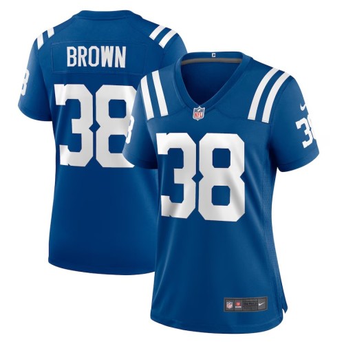 Women's Indianapolis Colts Tony Brown Royal Player Game Jersey
