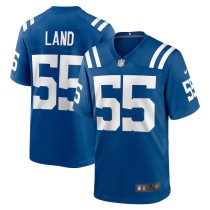 Men's Indianapolis Colts Isaiah Land Royal Team Game Jersey