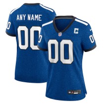 Women's Indianapolis Colts Royal Indiana Nights Alternate Custom Game Jersey