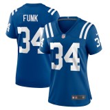 Women's Indianapolis Colts Jake Funk Royal Team Game Jersey