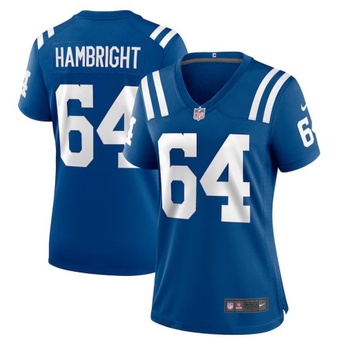 Women's Indianapolis Colts Arlington Hambright Royal Game Player Jersey