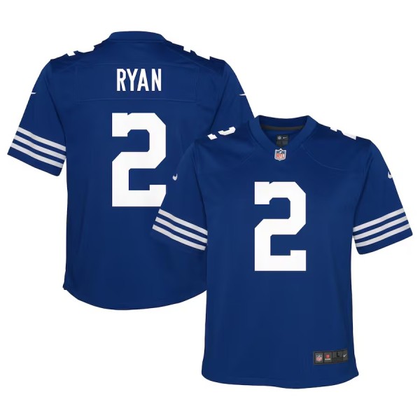 Youth Indianapolis Colts Matt Ryan Royal Alternate Game Jersey
