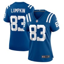 Women's Indianapolis Colts Johnny Lumpkin Royal Team Game Jersey