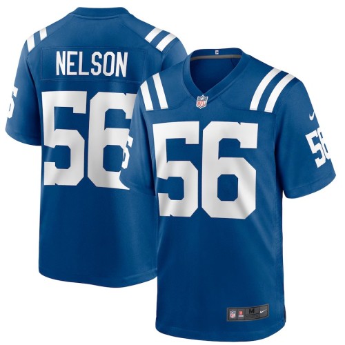 Men's Indianapolis Colts Quenton Nelson Royal Game Player Jersey