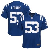Youth Indianapolis Colts Shaquille Leonard Royal Game Jersey