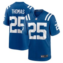 Men's Indianapolis Colts Rodney Thomas Royal Player Game Jersey