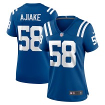 Women's Indianapolis Colts Austin Ajiake Royal Game Jersey