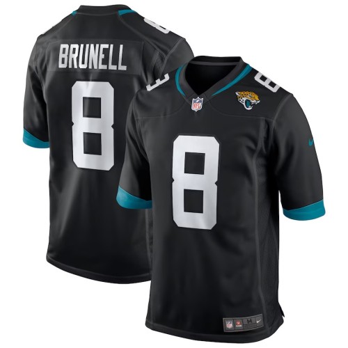 Men's Jacksonville Jaguars Mark Brunell Black Game Retired Player Jersey