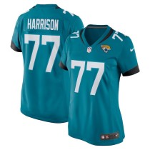 Women's Jacksonville Jaguars Anton Harrison Teal Team Game Jersey