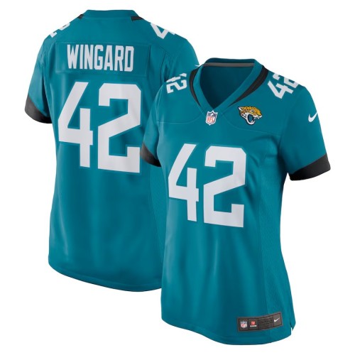 Women's Jacksonville Jaguars Andrew Wingard Teal Game Jersey