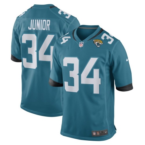 Men's Gregory Junior Jacksonville Jaguars Teal Team Game Player Jersey
