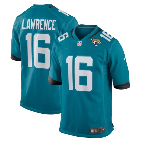 Men's Jacksonville Jaguars Trevor Lawrence Teal Home Game Jersey