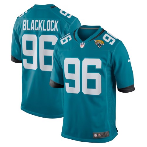 Men's Jacksonville Jaguars Ross Blacklock Teal Team Game Jersey