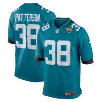 Men's Jacksonville Jaguars Riley Patterson Teal Team Game Jersey
