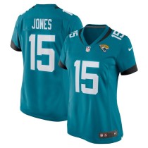 Women's Jacksonville Jaguars Tim Jones Teal Game Player Jersey