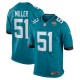 Men's Jacksonville Jaguars Ventrell Miller Teal Game Jersey