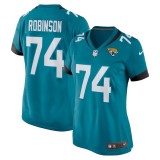 Women's Jacksonville Jaguars Cam Robinson Teal Game Jersey