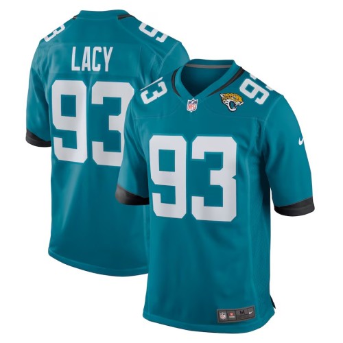 Men's Jacksonville Jaguars Tyler Lacy Teal Team Game Jersey
