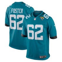 Men's Jacksonville Jaguars Javon Foster Teal Team Game Jersey