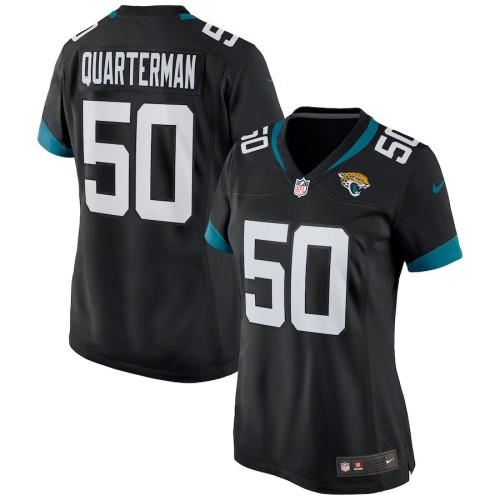 Women's Jacksonville Jaguars Shaquille Quarterman Black Game Jersey