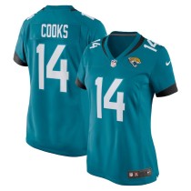 Women's Jacksonville Jaguars Elijah Cooks Teal Team Game Jersey