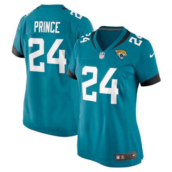 Women's Jacksonville Jaguars De’Antre Prince Teal Game Jersey