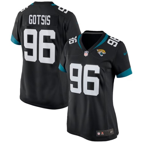 Women's Jacksonville Jaguars Adam Gotsis Black Game Jersey