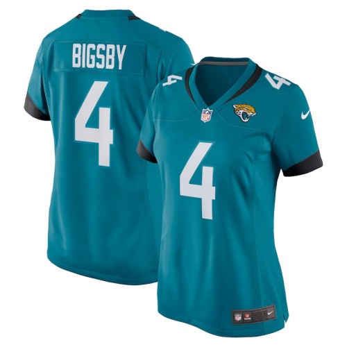 Women's Jacksonville Jaguars Tank Bigsby Teal Game Jersey