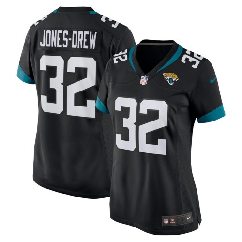 Women's Jacksonville Jaguars Maurice Jones-Drew Black Game Retired Player Jersey