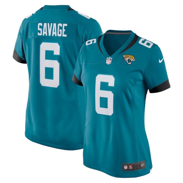 Women's Jacksonville Jaguars Darnell Savage Teal Team Game Jersey