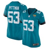 Women's Jacksonville Jaguars Anthony Pittman Teal Team Game Jersey