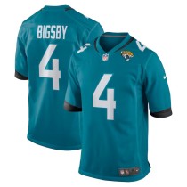 Men's Jacksonville Jaguars Tank Bigsby Teal Game Jersey