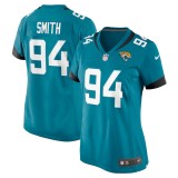 Women's Jacksonville Jaguars Maason Smith Teal Game Jersey
